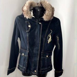 Woman Baby Phat Jean Jacket Size small